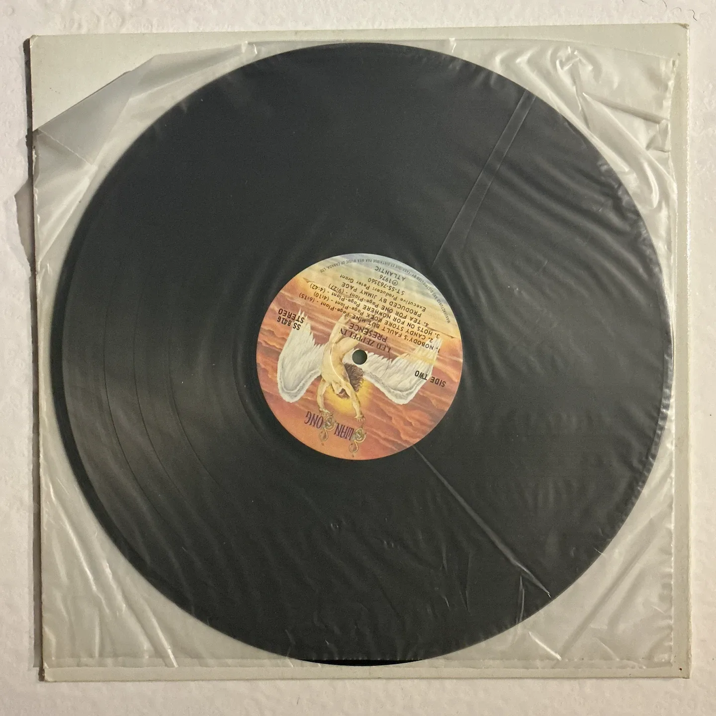 Led Zeppelin Presence Vinyl Record 1976 - photo 4