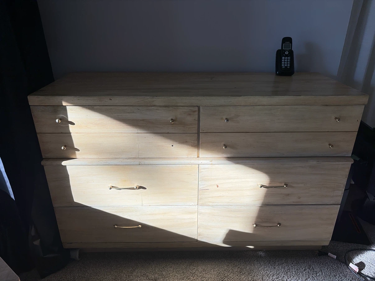 Wooden 6-Drawer Dresser
