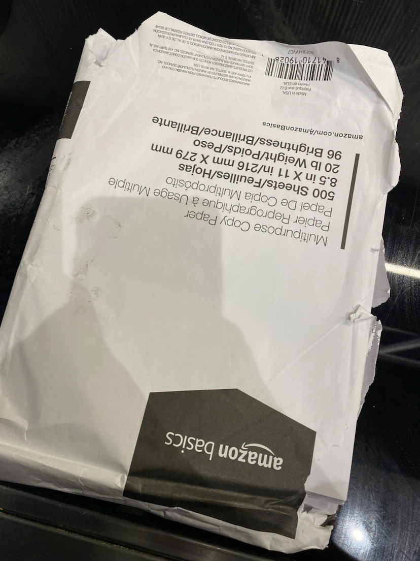 Amazon Basics Multipurpose Copy Paper