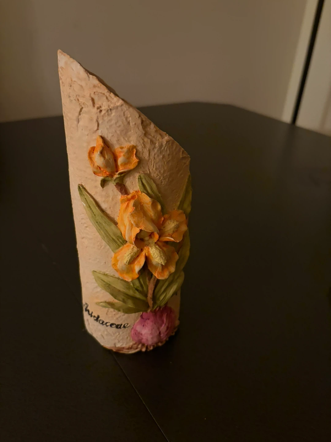 Iris Floral Textured Vase 🏈 - photo 2
