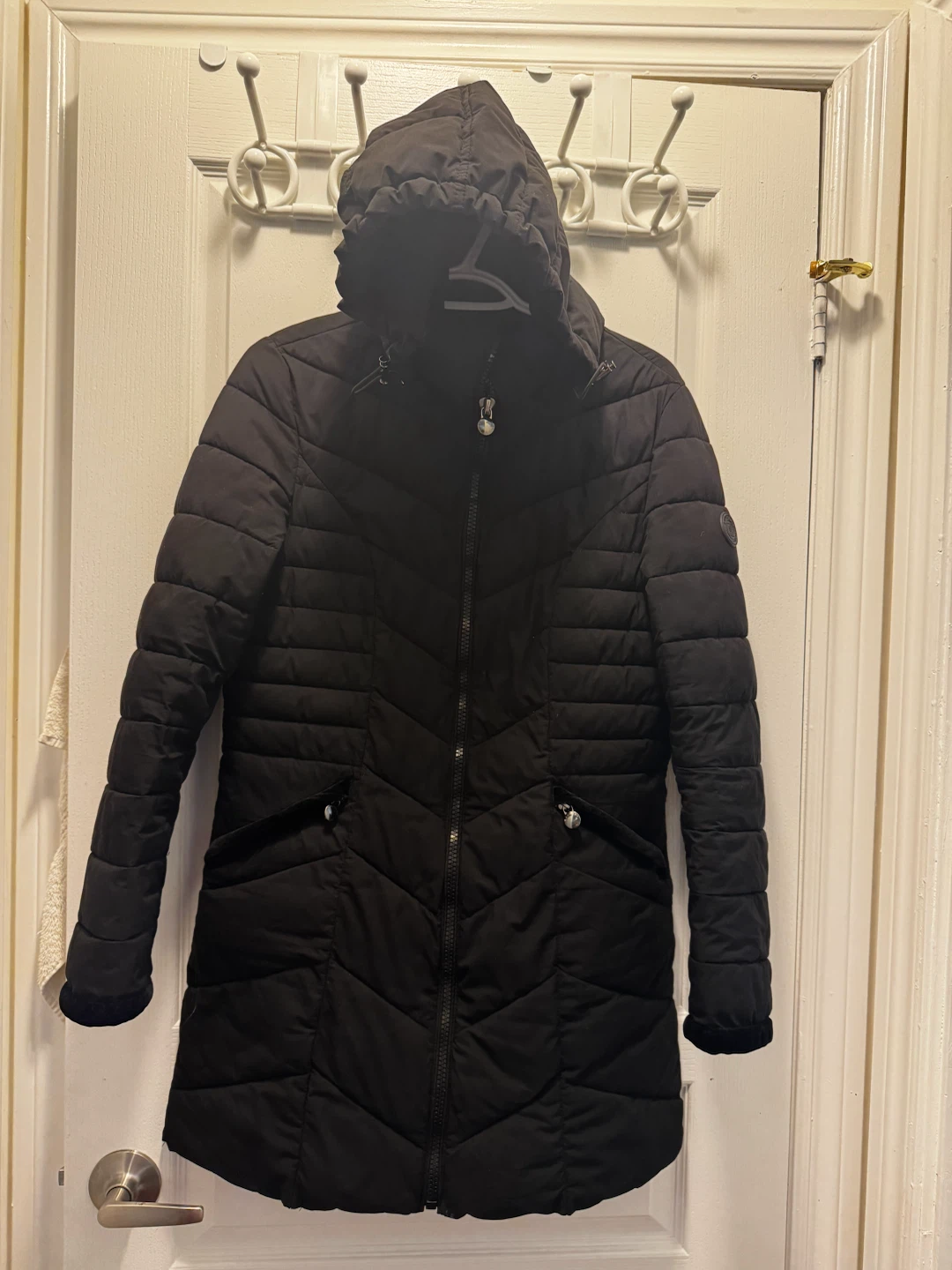 Laundry by Shelli Segal Black Puffer Jacket