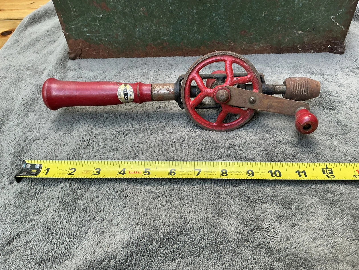 CANADIAN Deeland Tools Egg Beater Hand Drill !