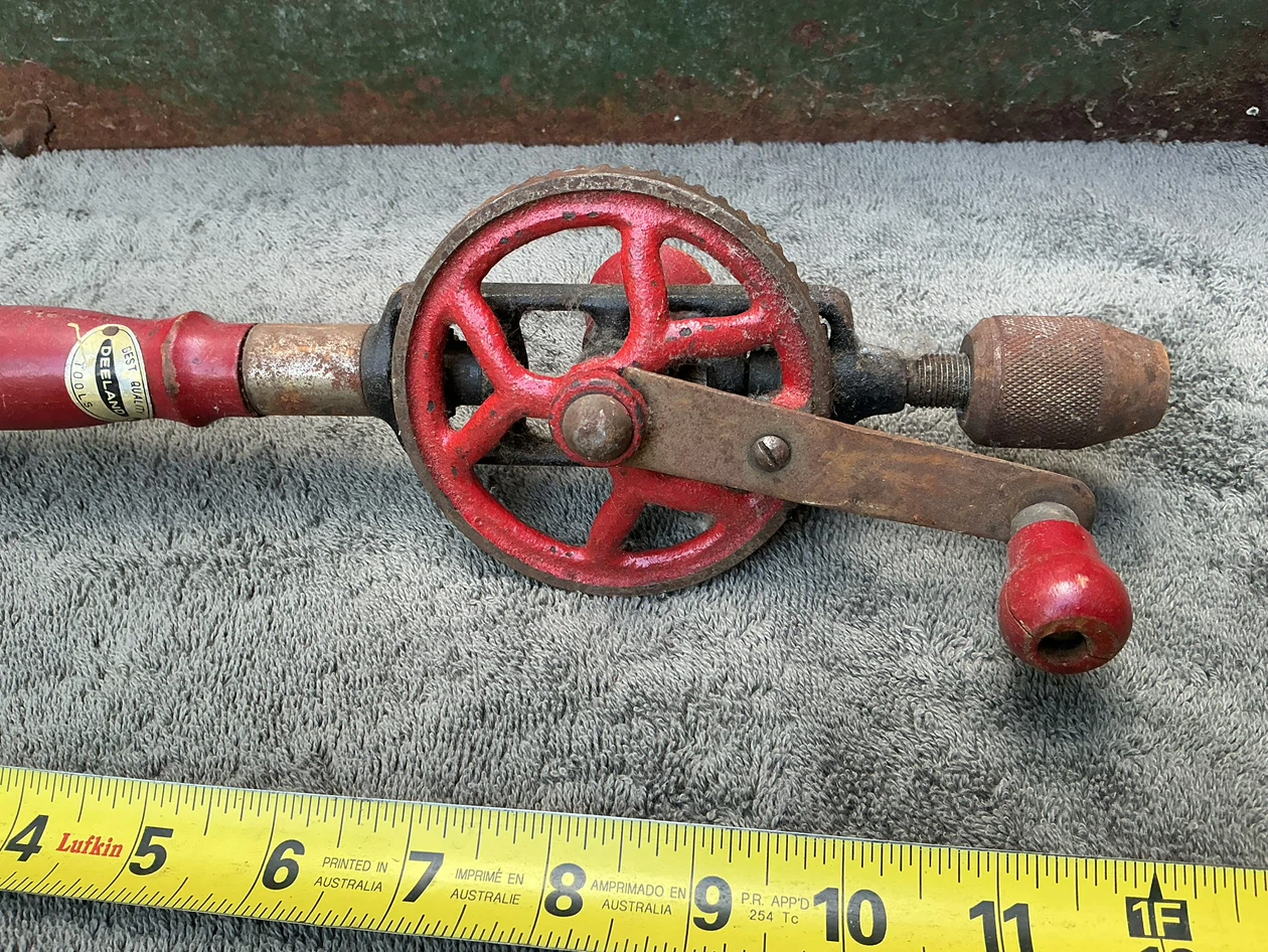 CANADIAN Deeland Tools Egg Beater Hand Drill ! - photo 2