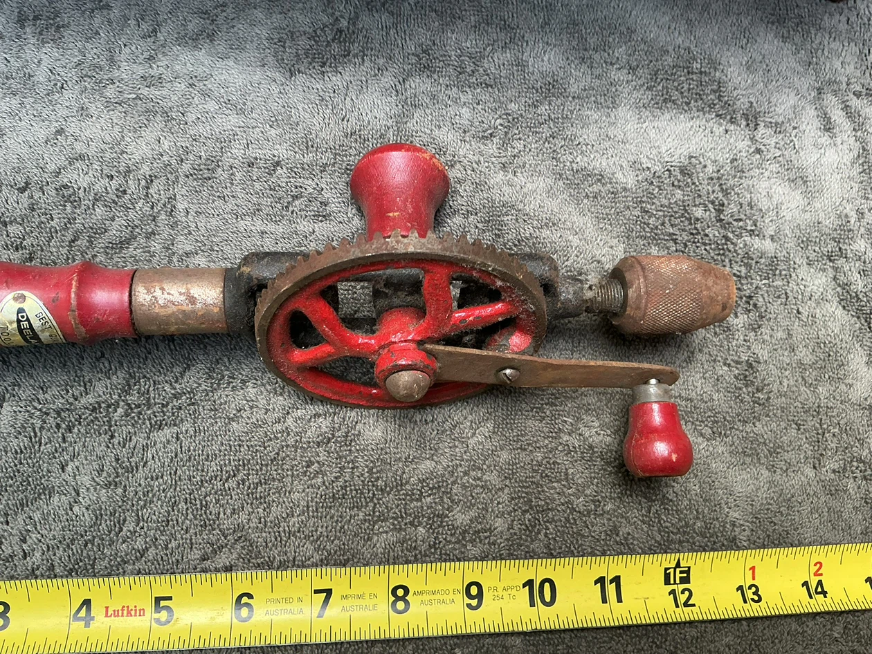 CANADIAN Deeland Tools Egg Beater Hand Drill ! - photo 3