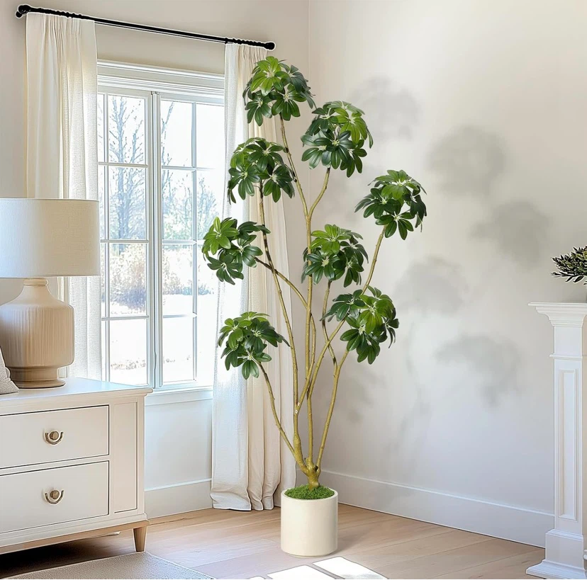New 6ft Artificial Umbrella Schefflera Tree - photo 4
