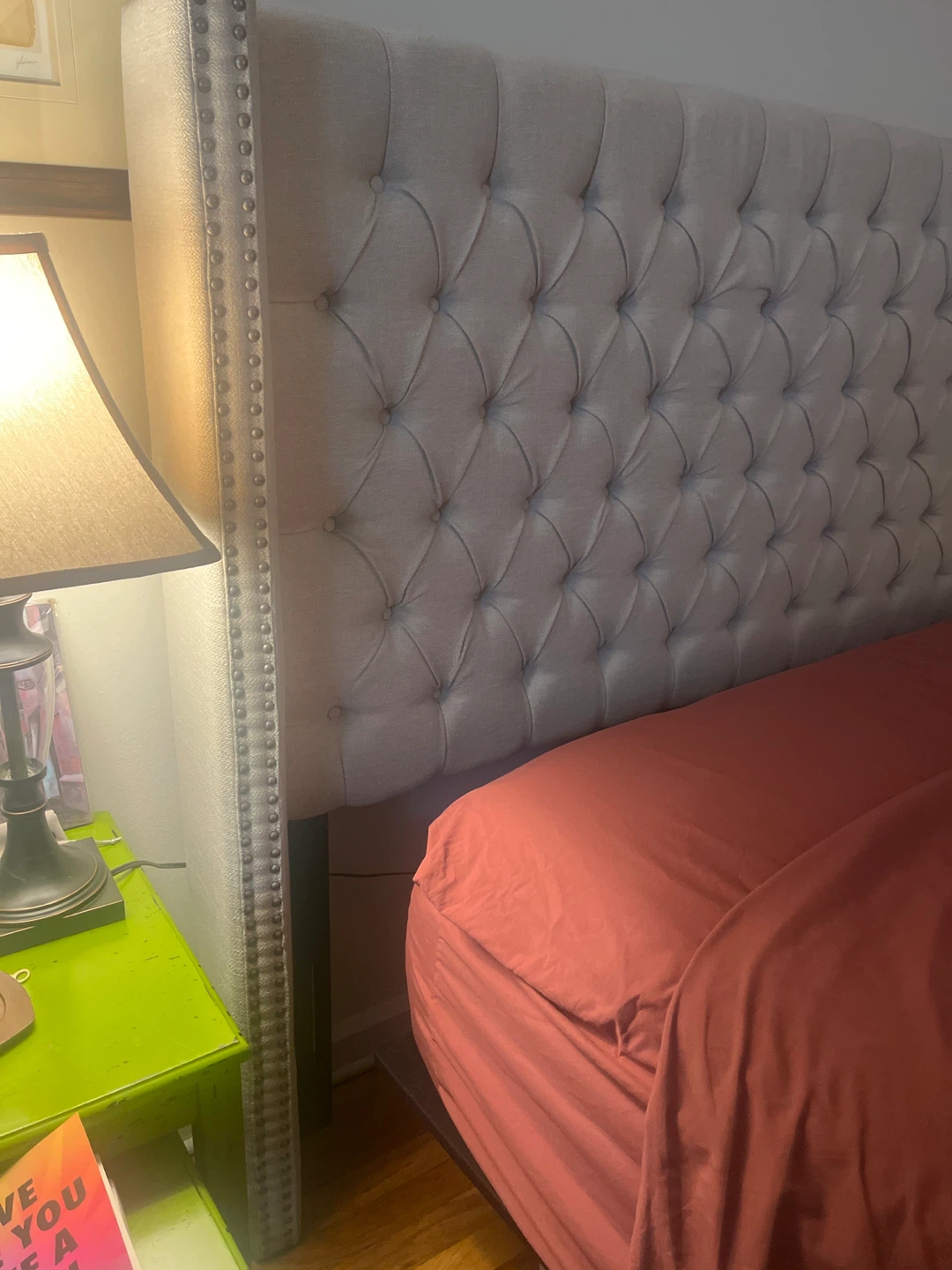 Tufted Wingback Bed Headboard - photo 2