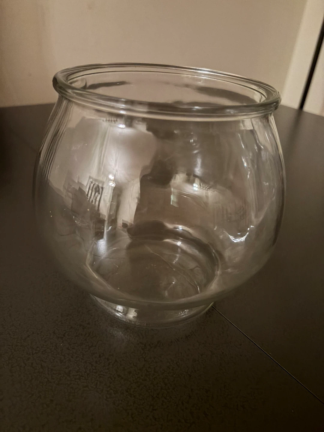 Clear Glass Bowl Vase 🏈