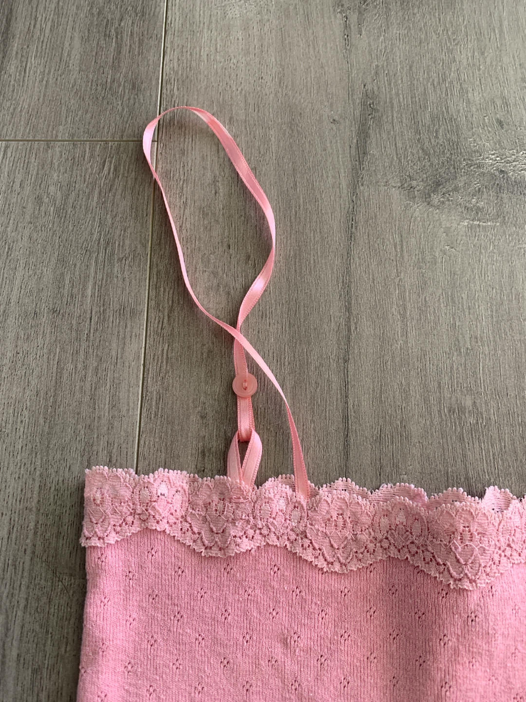 Pink Lace-Trim Camisole S / M 🏈 - photo 3