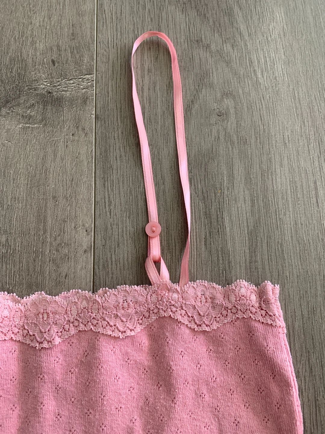Pink Lace-Trim Camisole S / M 🏈 - photo 4