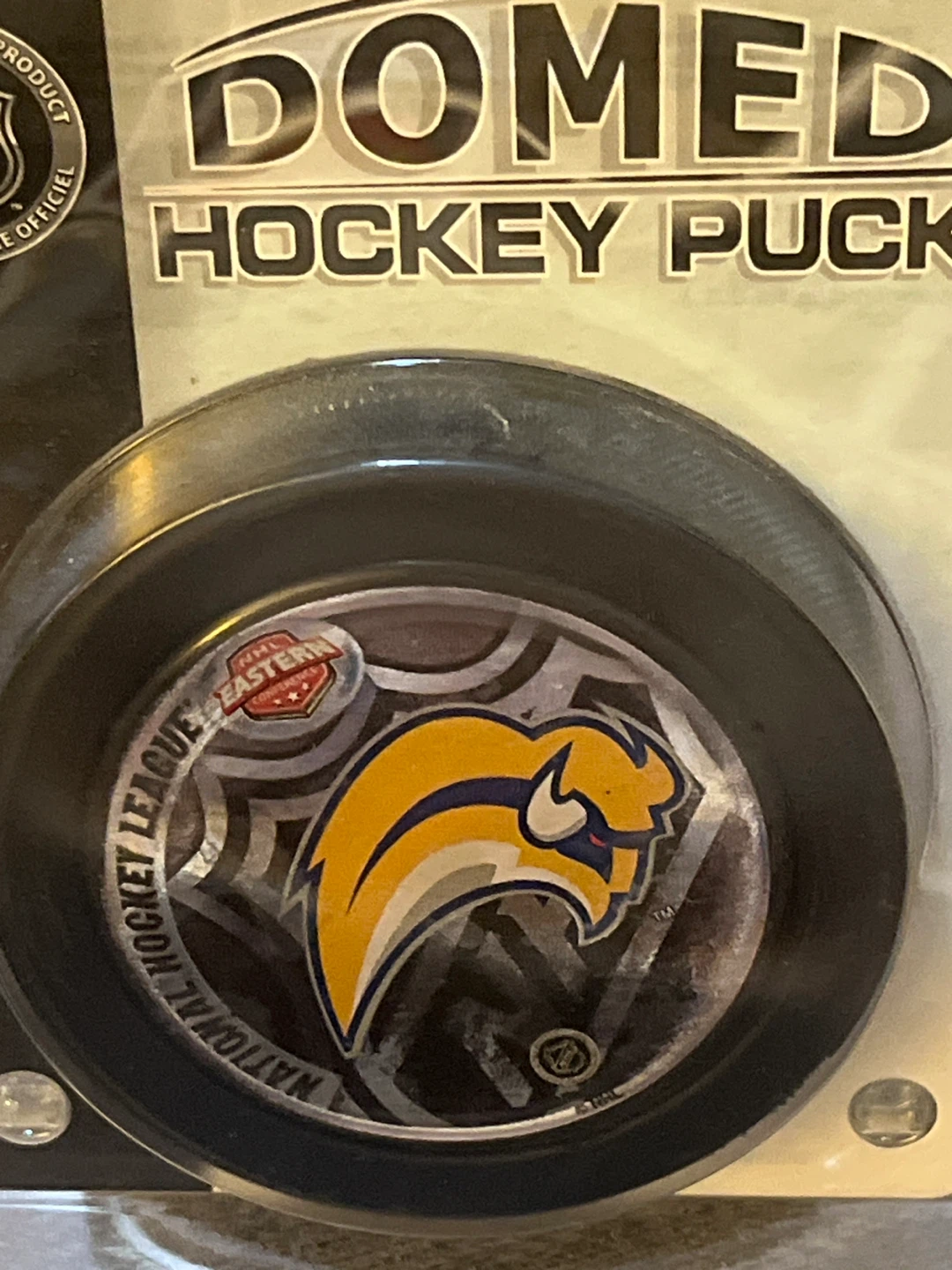 Buffalo Sabres Domed Puck (Sealed/New) + Stack of Cards - photo 3