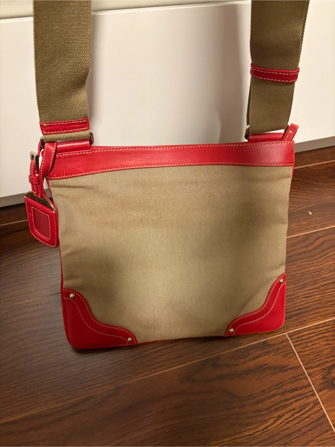 Prada Canvas and Leather Crossbody Bag - photo 3