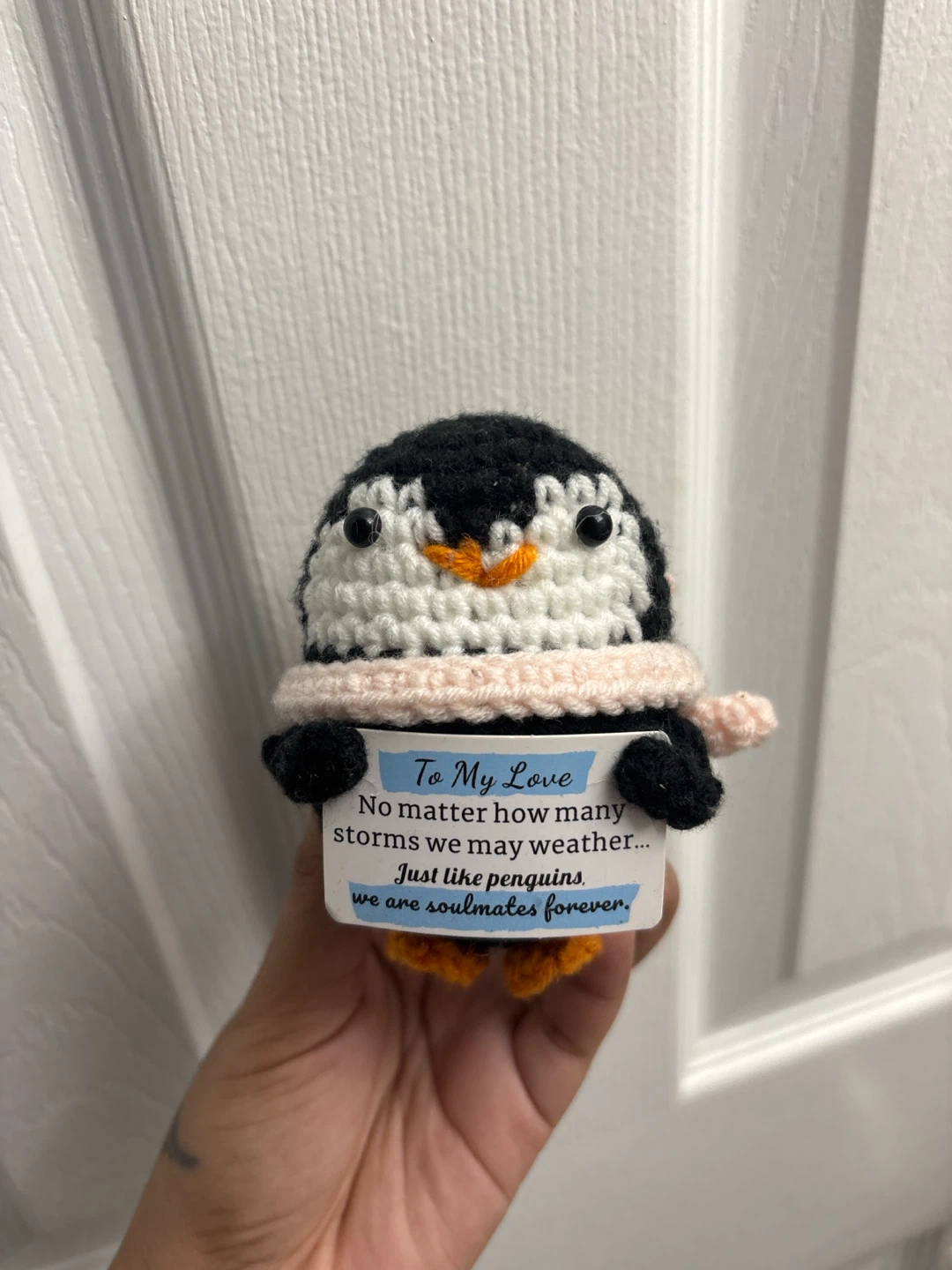 Crocheted Penguin Keepsake🏈