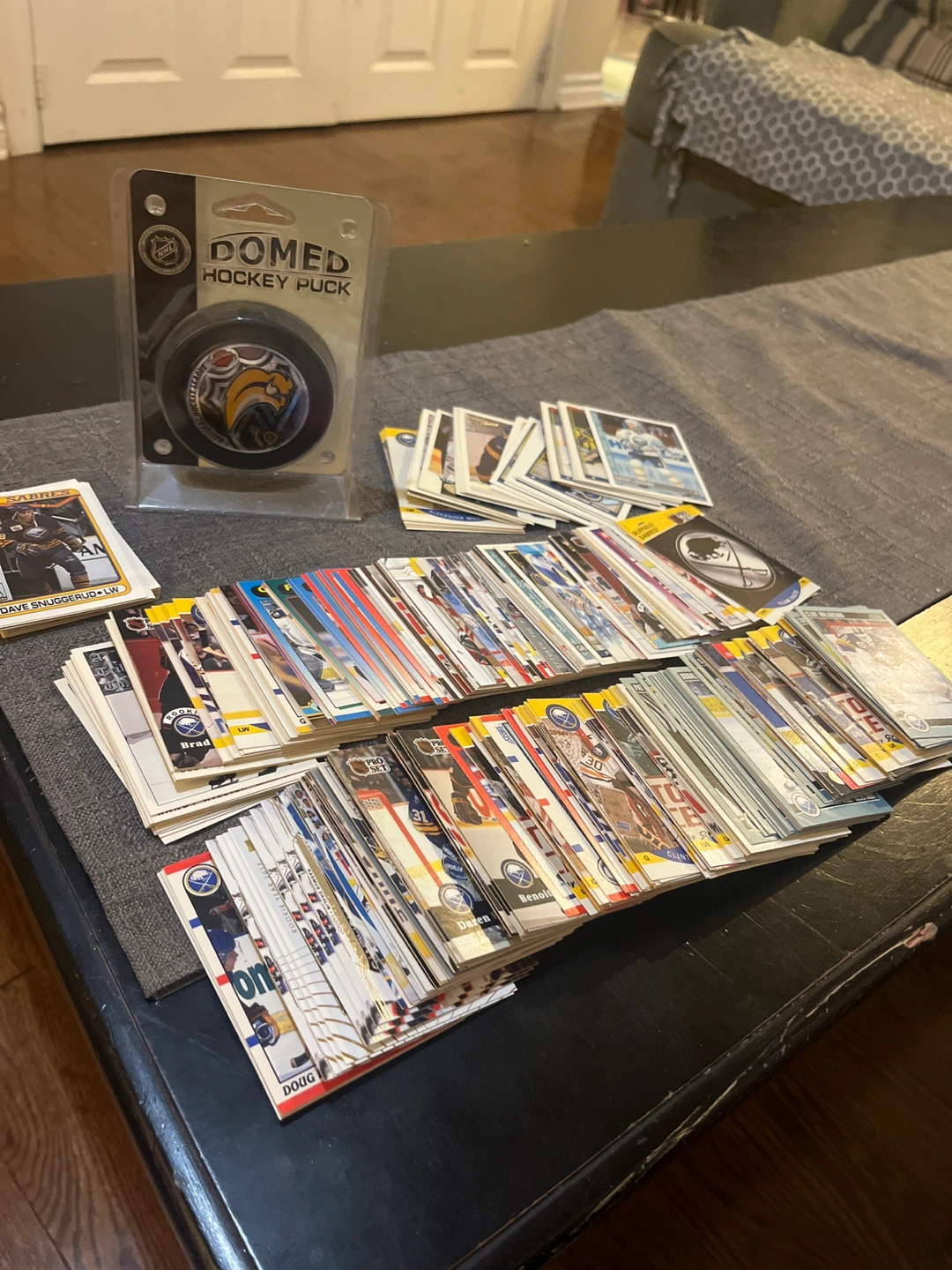 Buffalo Sabres Domed Puck (Sealed/New) + Stack of Cards - photo 5