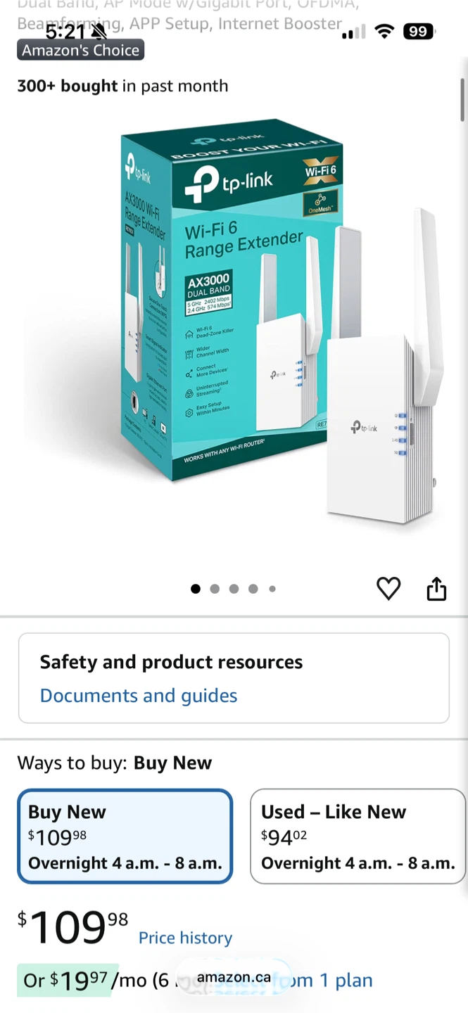 TP-Link RE315 AC1200 Mesh Wi-Fi Extender - photo 2