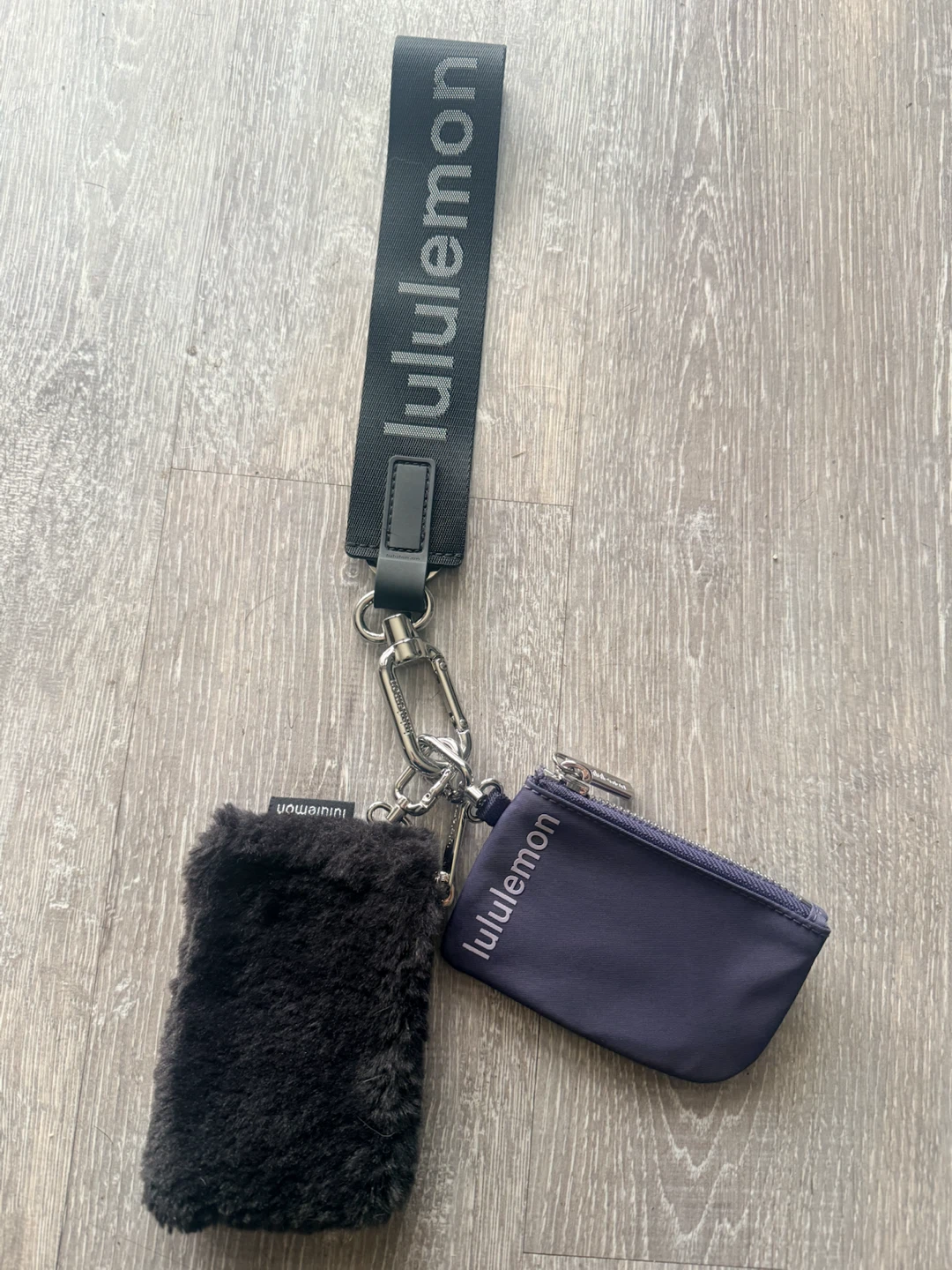 New Lululemon  Wristlet Keychain with Pouches 🏈