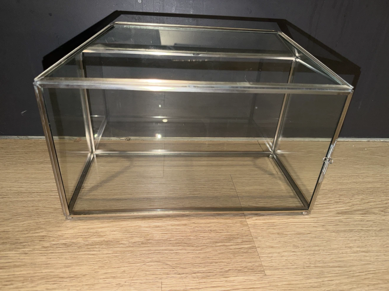 Glass Display Case with Metal Frame - photo 5