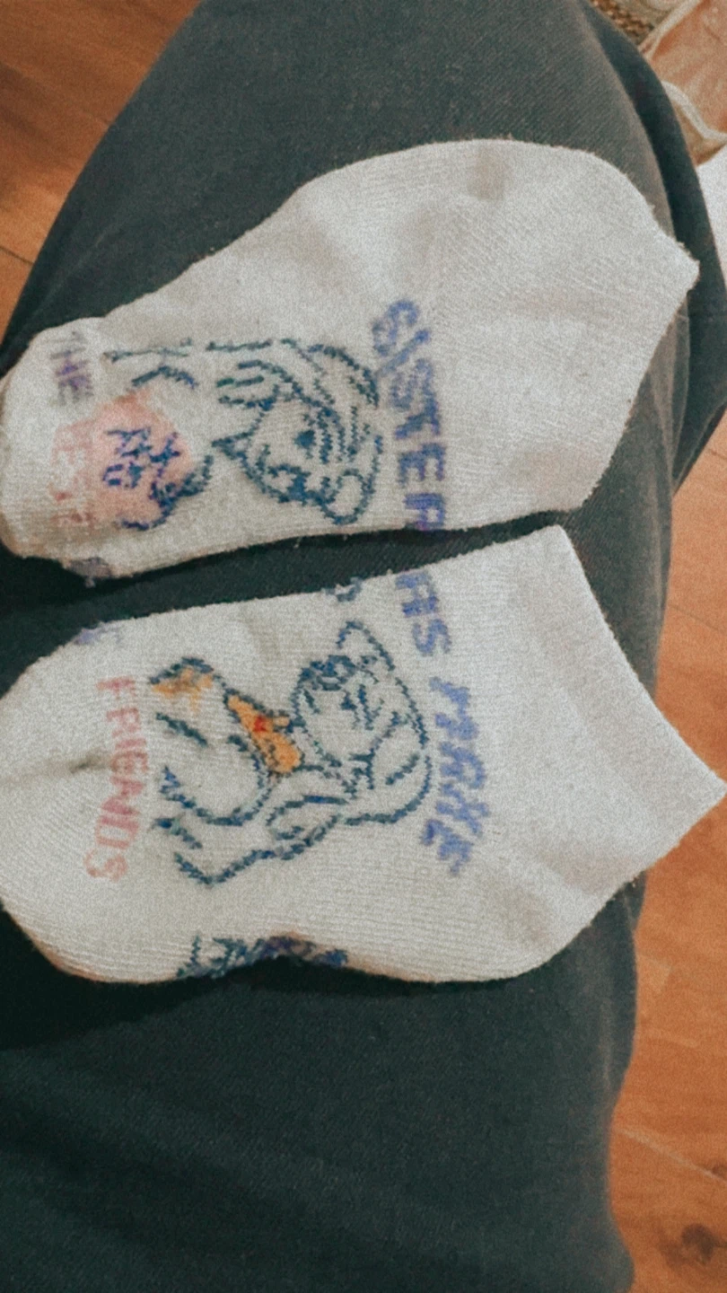 🏈 Sisters Make Best Friends Socks