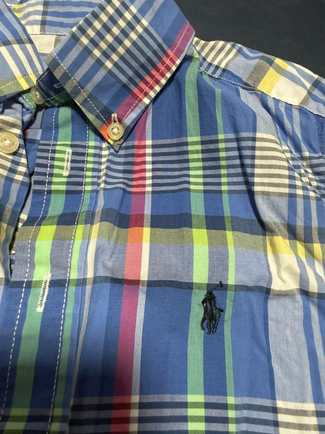 Ralph Lauren Plaid Button-Down Shirt
