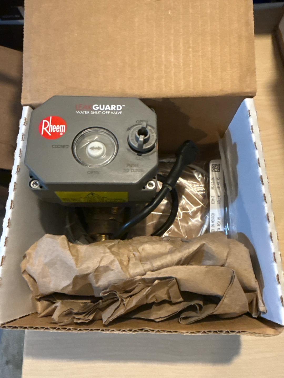 Rheem LeakGuard Water Shut-Off Valve Kit