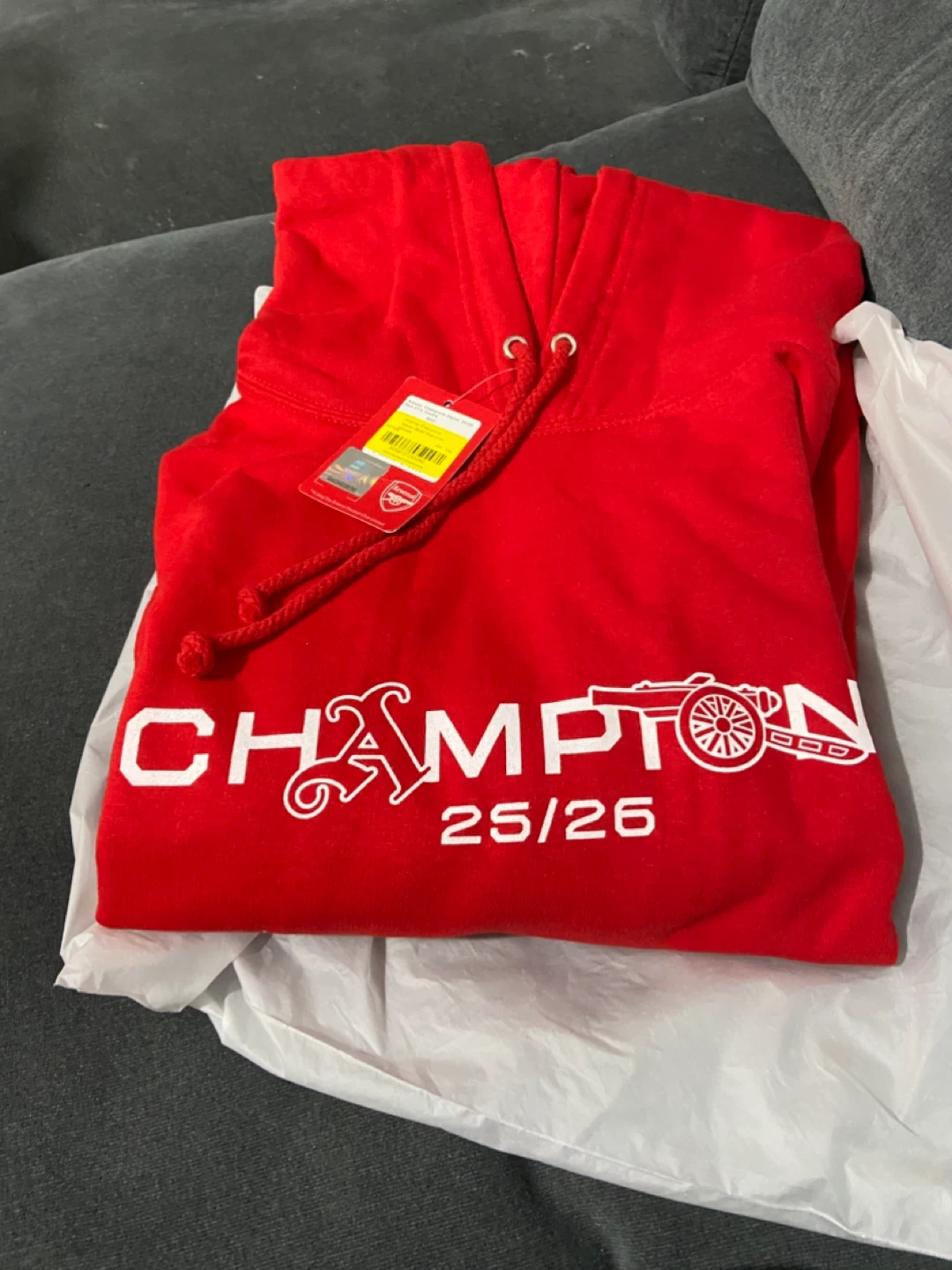 🏈Arsenal F.C. Champion Hoodie Red