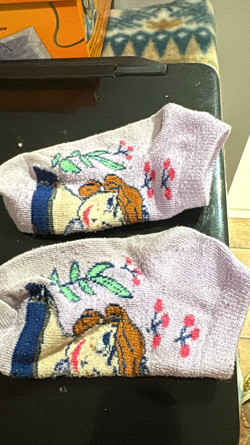 🏈 Girls Disney Princess Ankle Socks