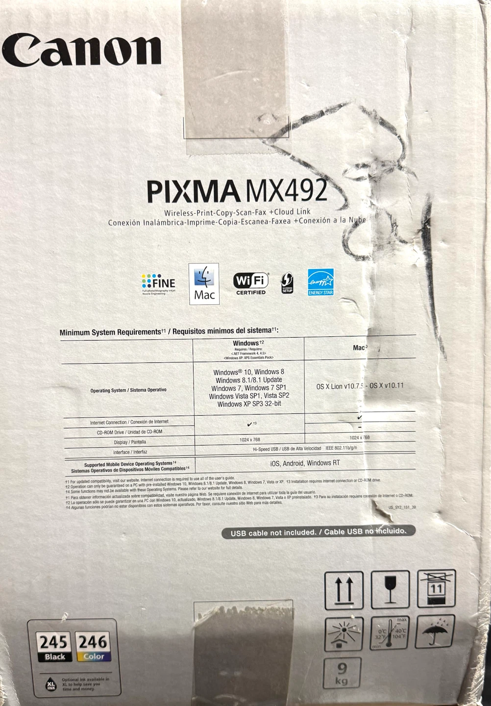 Canon PIXMA MX492 - photo 2