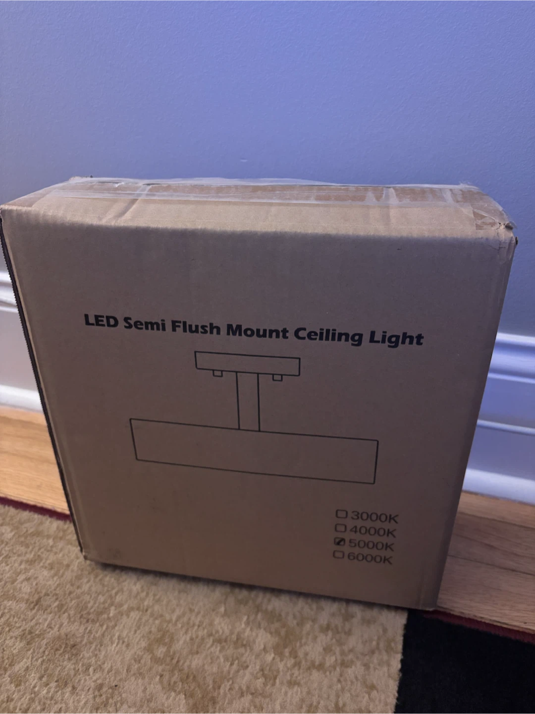 SunRider 12 Inch Semi Flush Mount LED Ceiling Light - photo 2