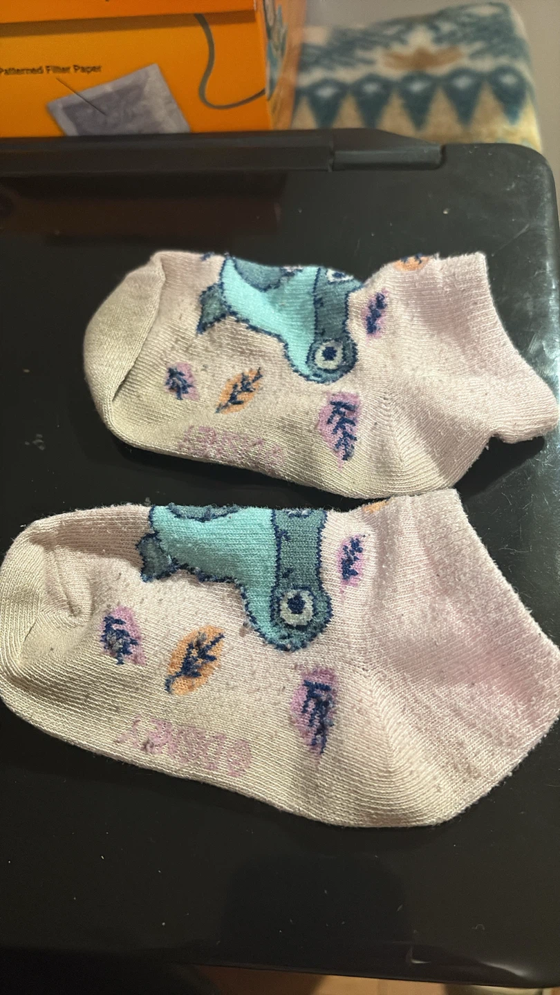 🏈 Baby ankle socks with character print