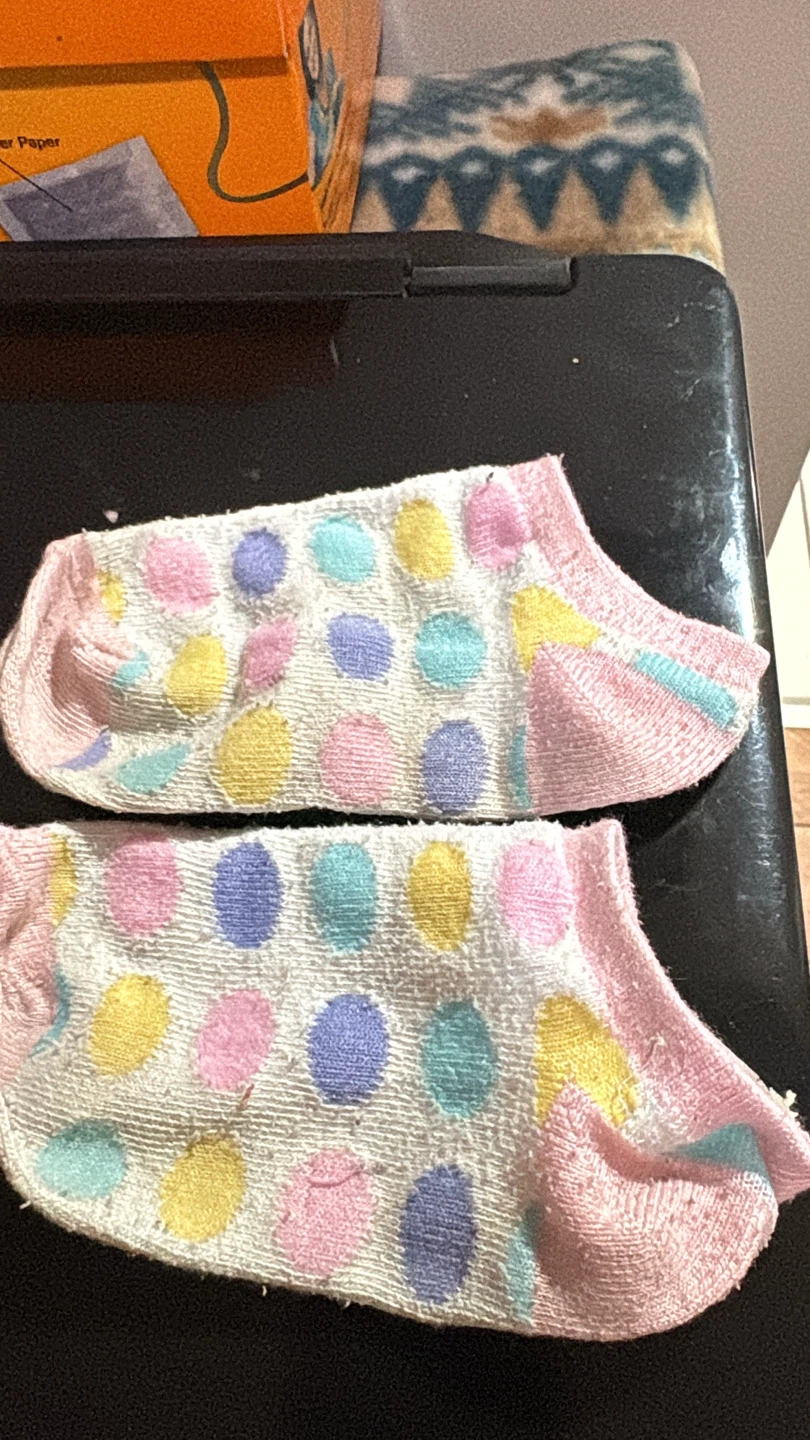 🏈 Pastel Polka Dot Ankle Socks