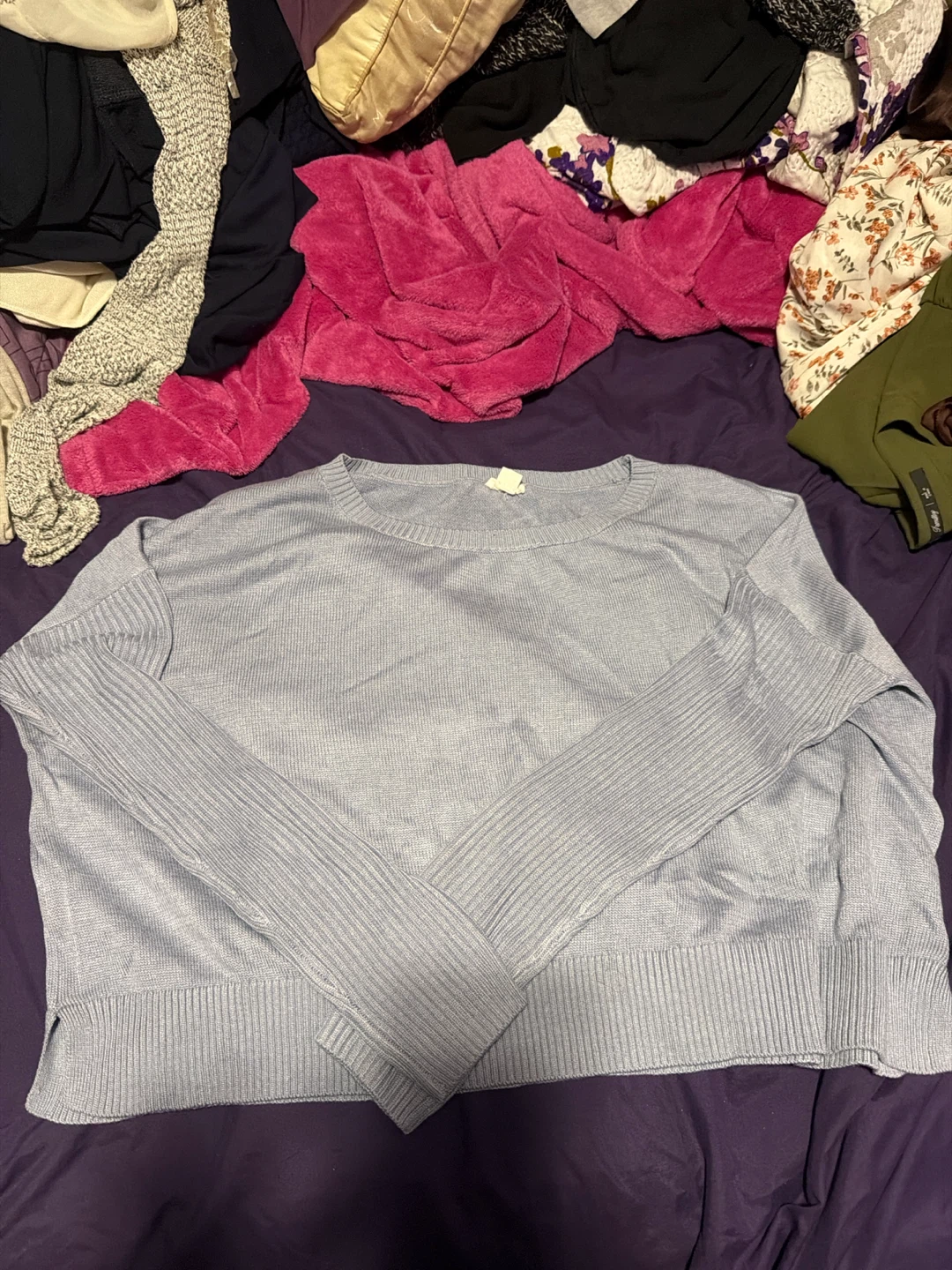Light Blue Knit Sweater