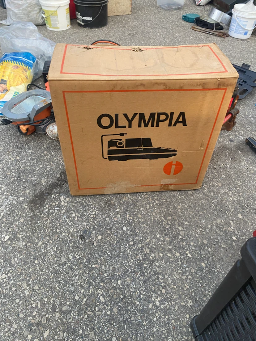 Olympia Typewriter in Original Box