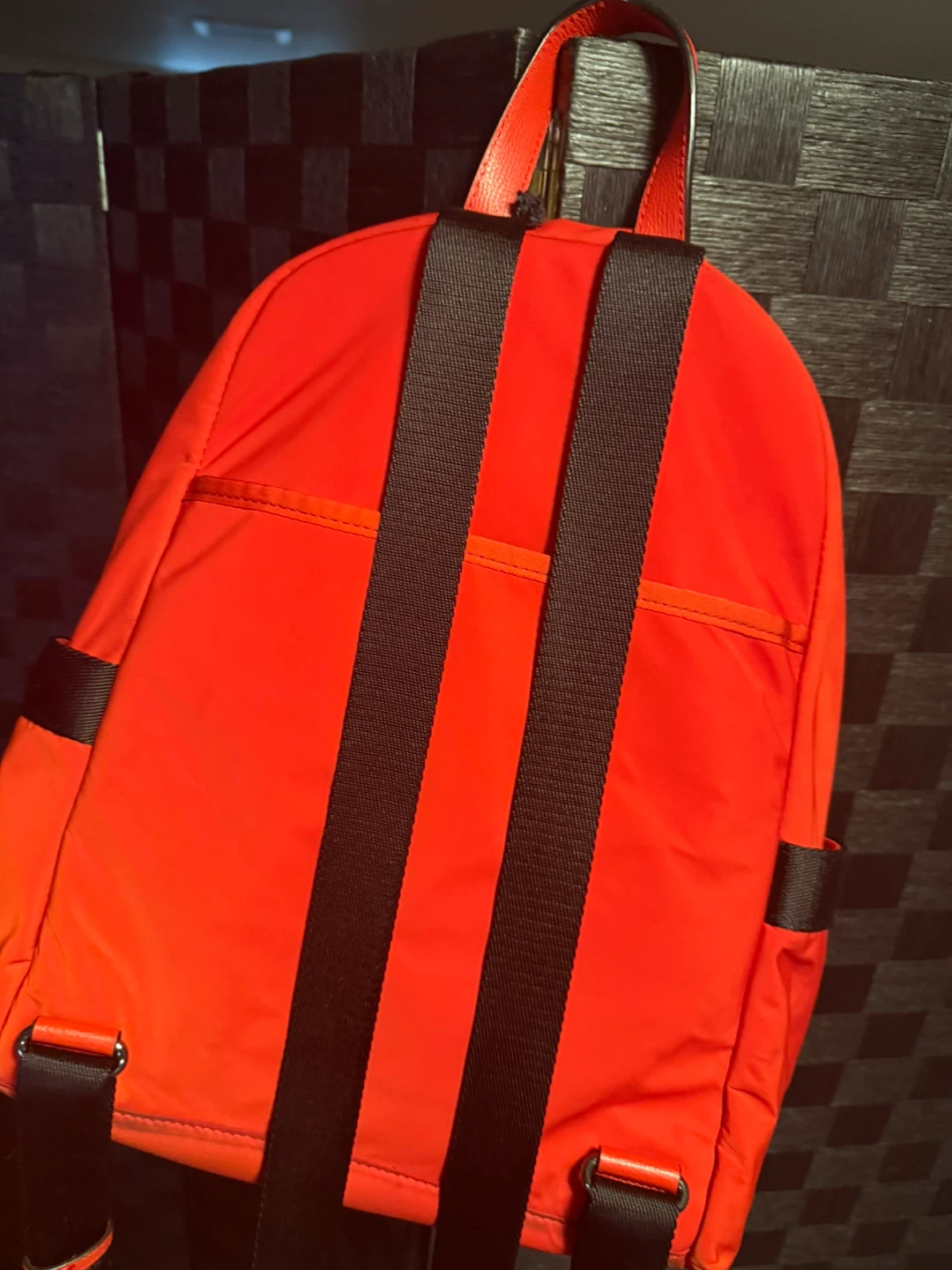 Henri Bendel Bright Orange Backpack