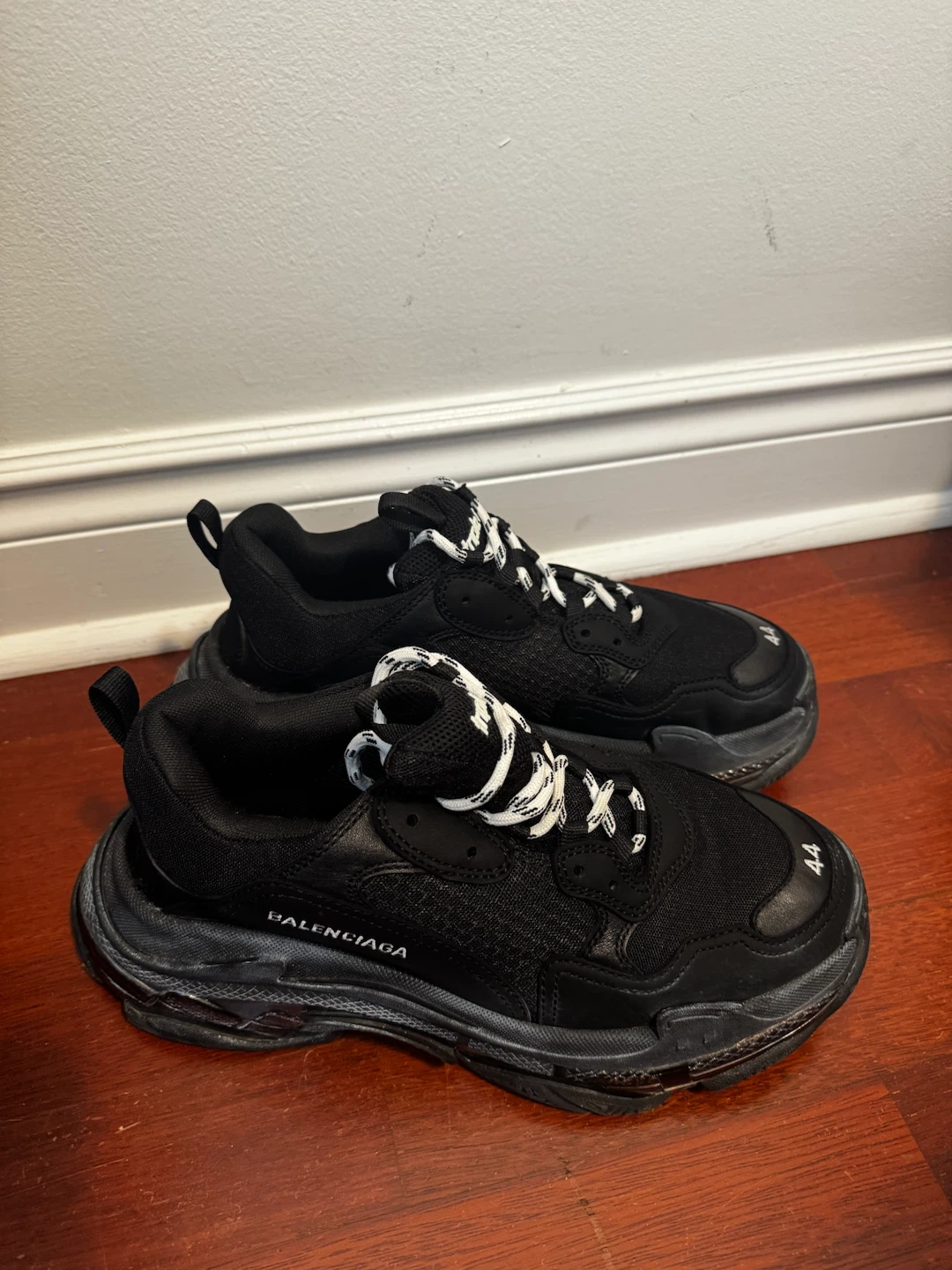 Balenciaga Triple S Men's Sneakers Black Size 44