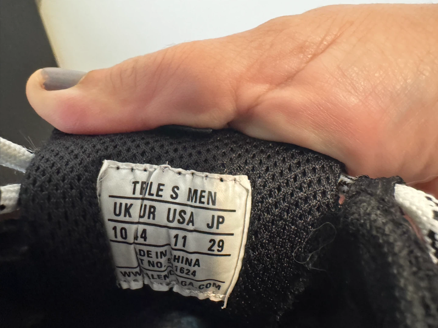 Balenciaga Triple S Men's Sneakers Black Size 44 - photo 3