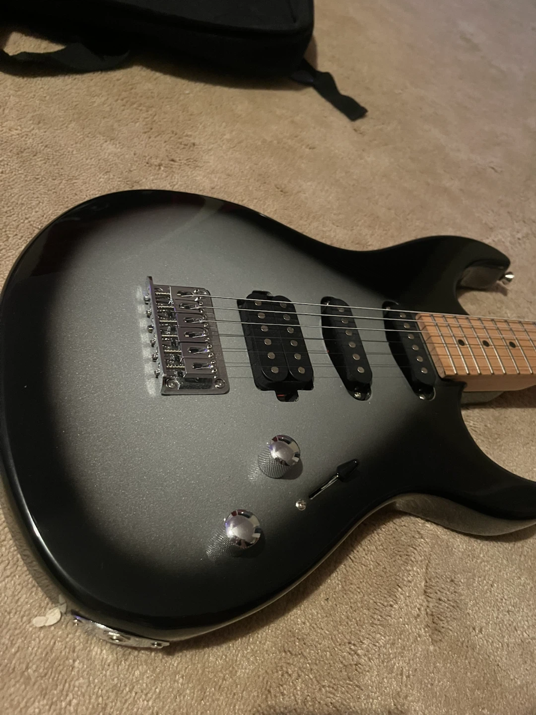 Electric Guitar with Voyageur Gig Bag