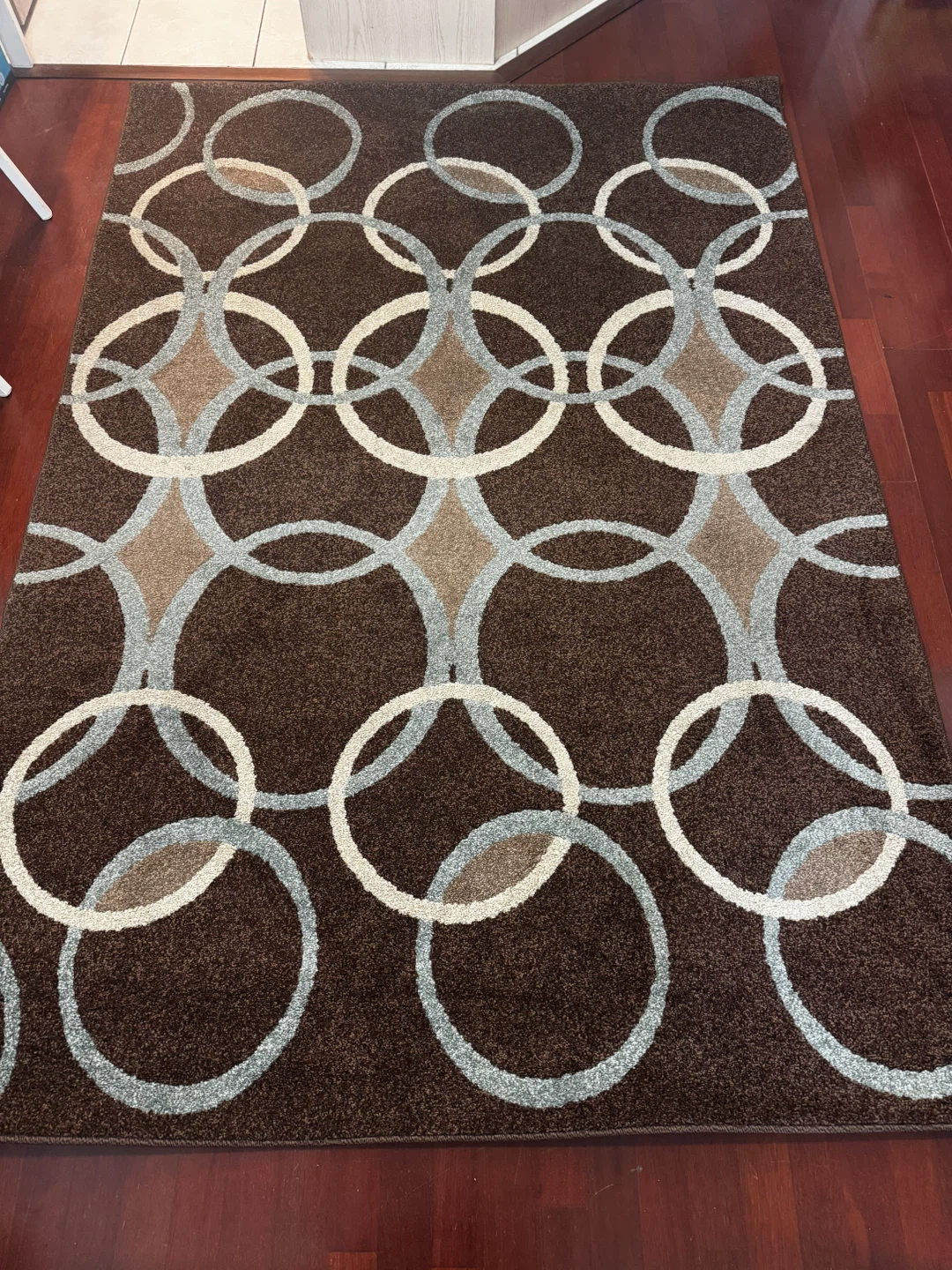 Giorno Madera Chocolate Area Rug