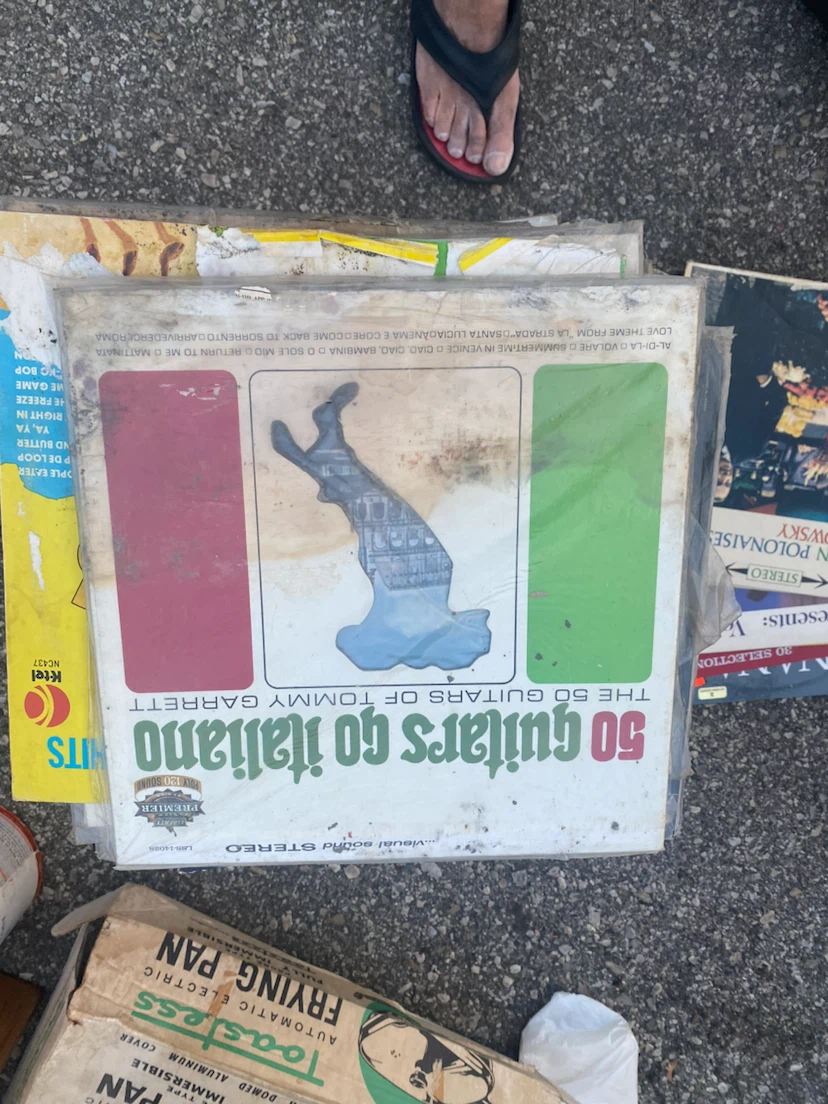50 Guitars Go Italiano Vinyl Record