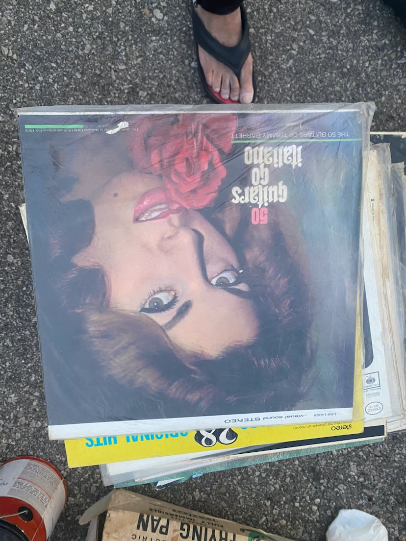 50 Guitars Go Italiano Vinyl Record - photo 2