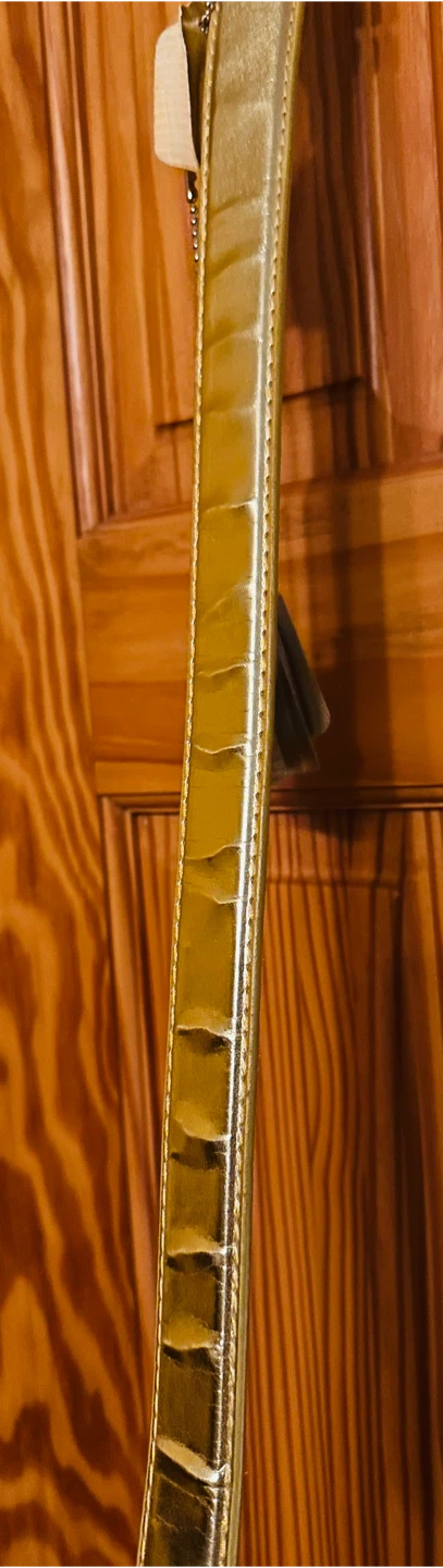 Gold Metallic Belt Size M.