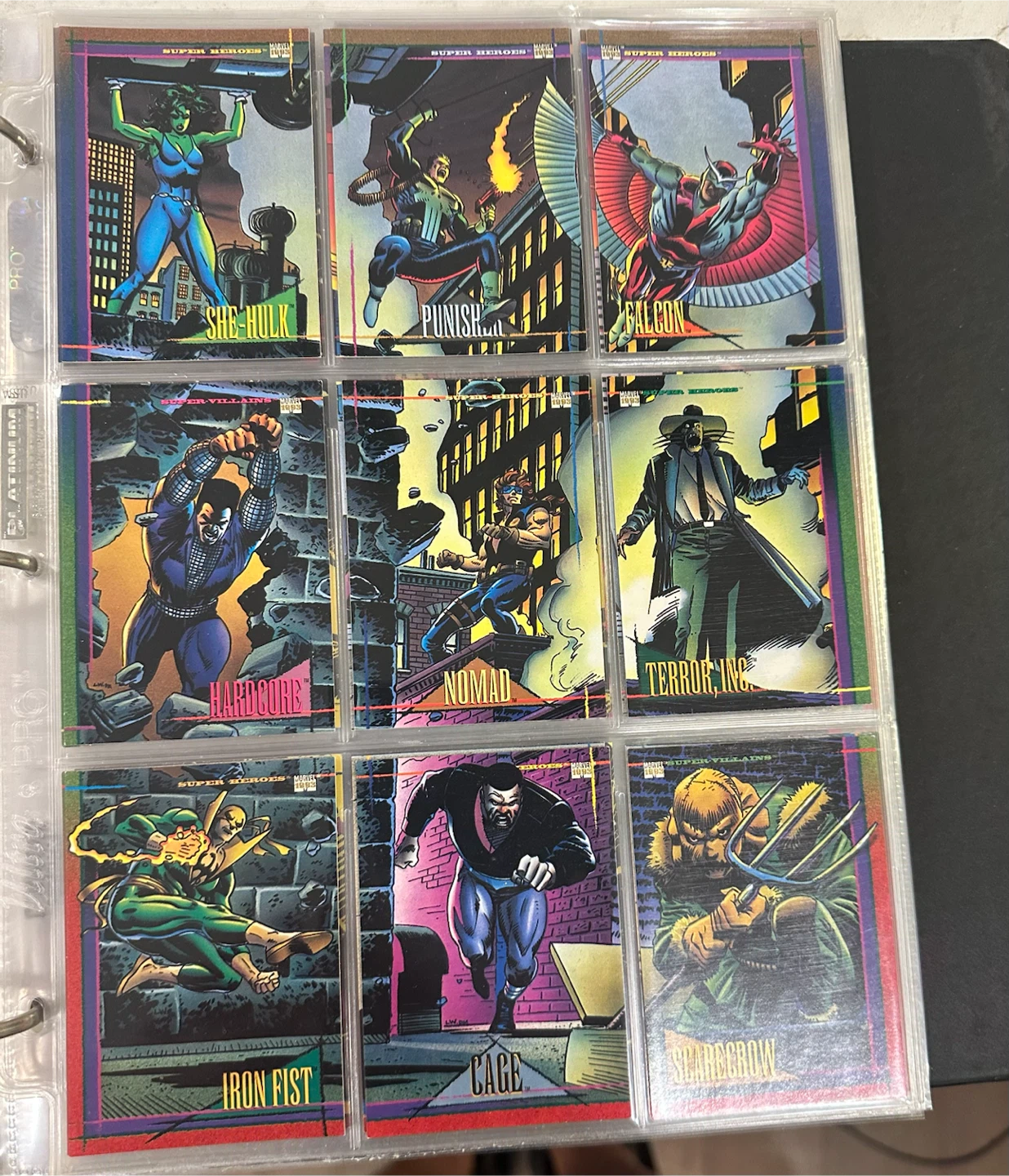 Binder of Mint 1993 Marvel/Skybox Trading Cards