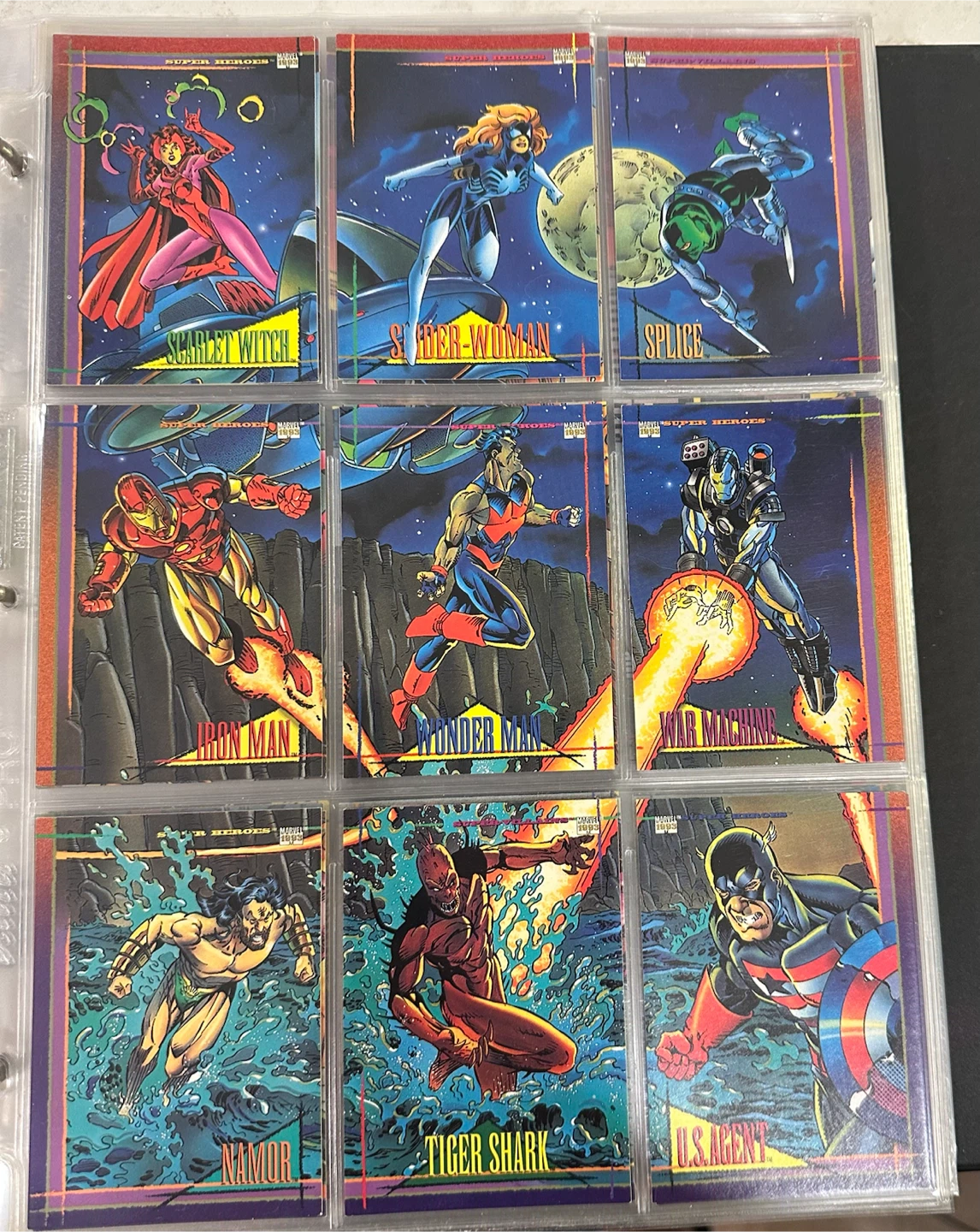 Binder of Mint 1993 Marvel/Skybox Trading Cards - photo 3