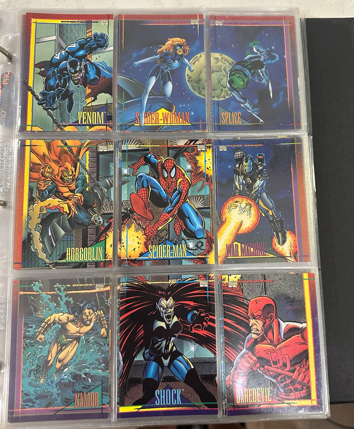 Binder of Mint 1993 Marvel/Skybox Trading Cards - photo 4