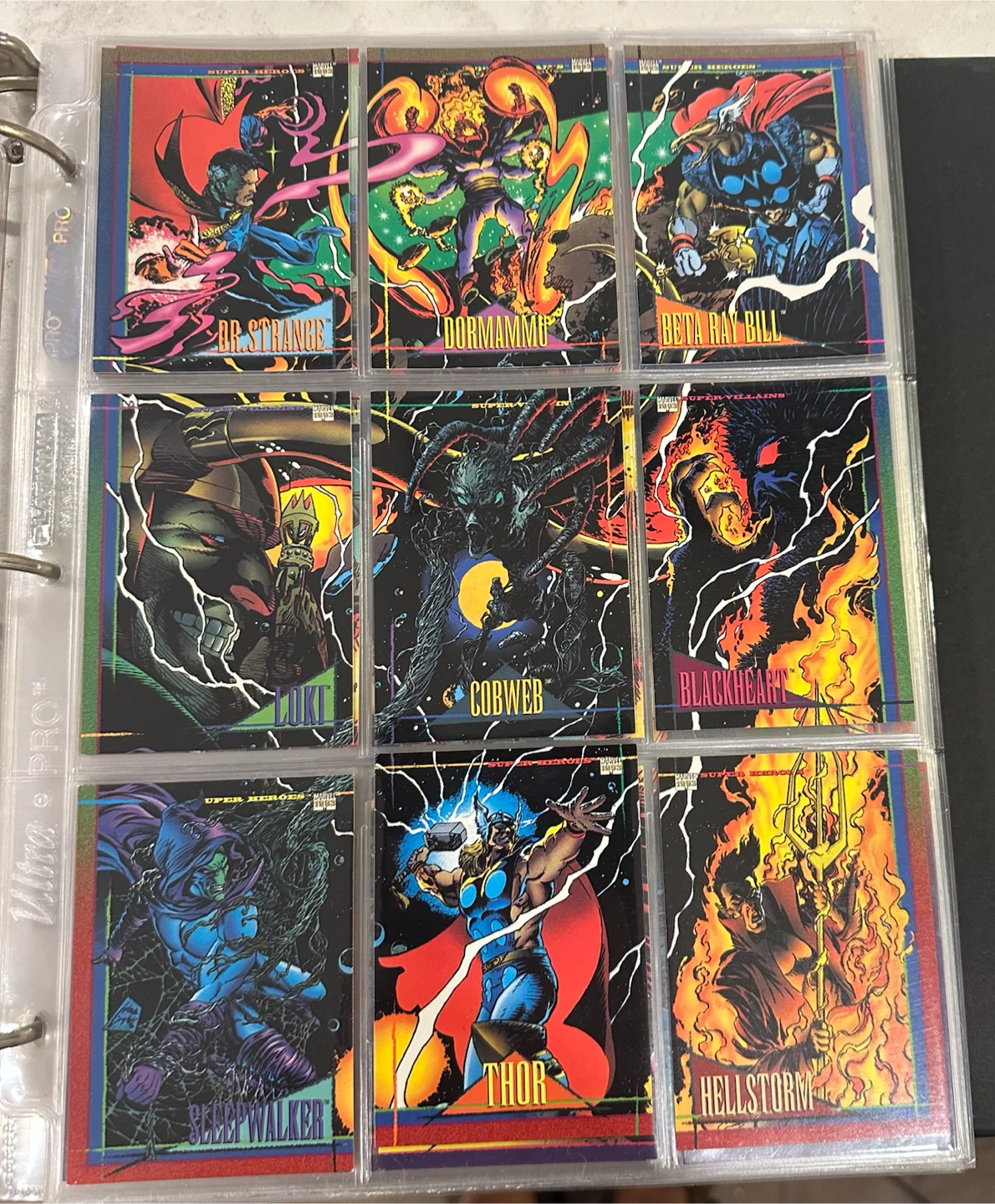 Binder of Mint 1993 Marvel/Skybox Trading Cards - photo 5