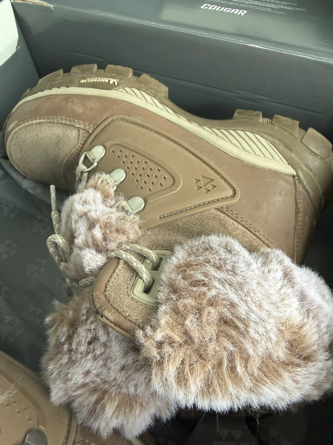 Cougar Winter Boots with Faux Fur