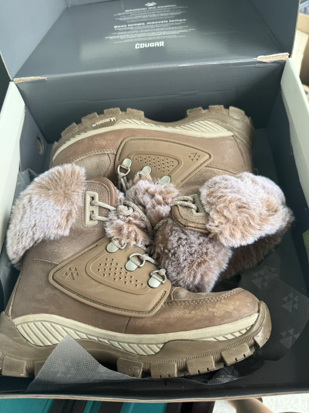 Cougar Winter Boots with Faux Fur - photo 3