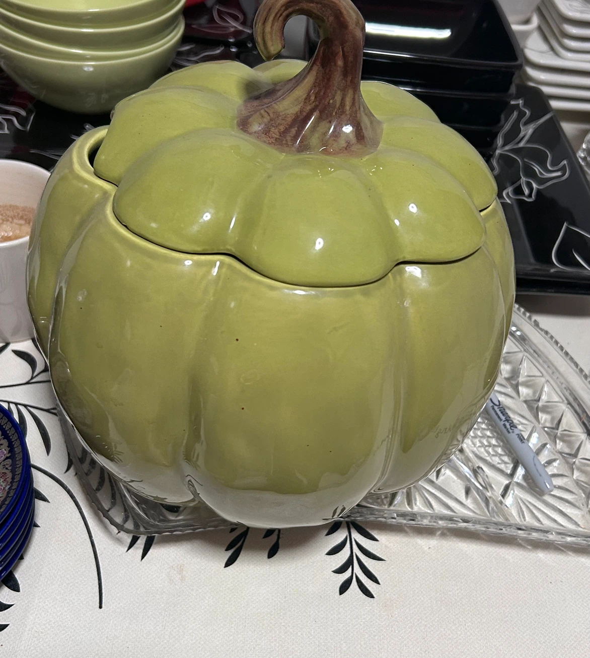Ceramic Pumpkin Tureen