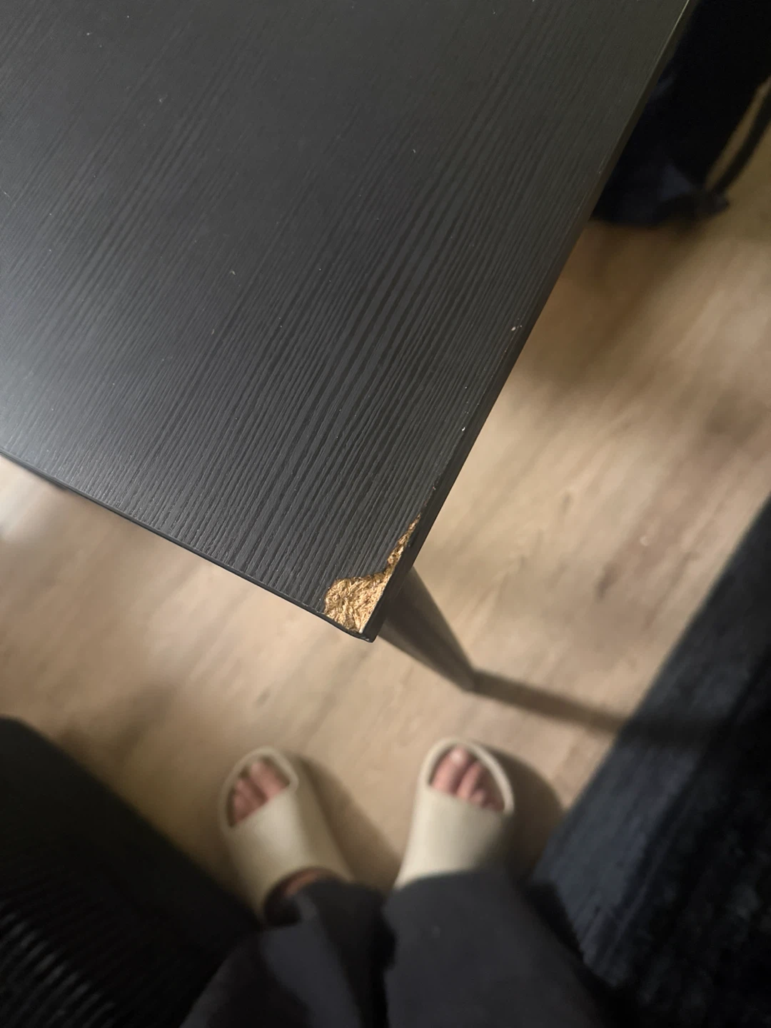 Black Rectangular Desk - photo 3