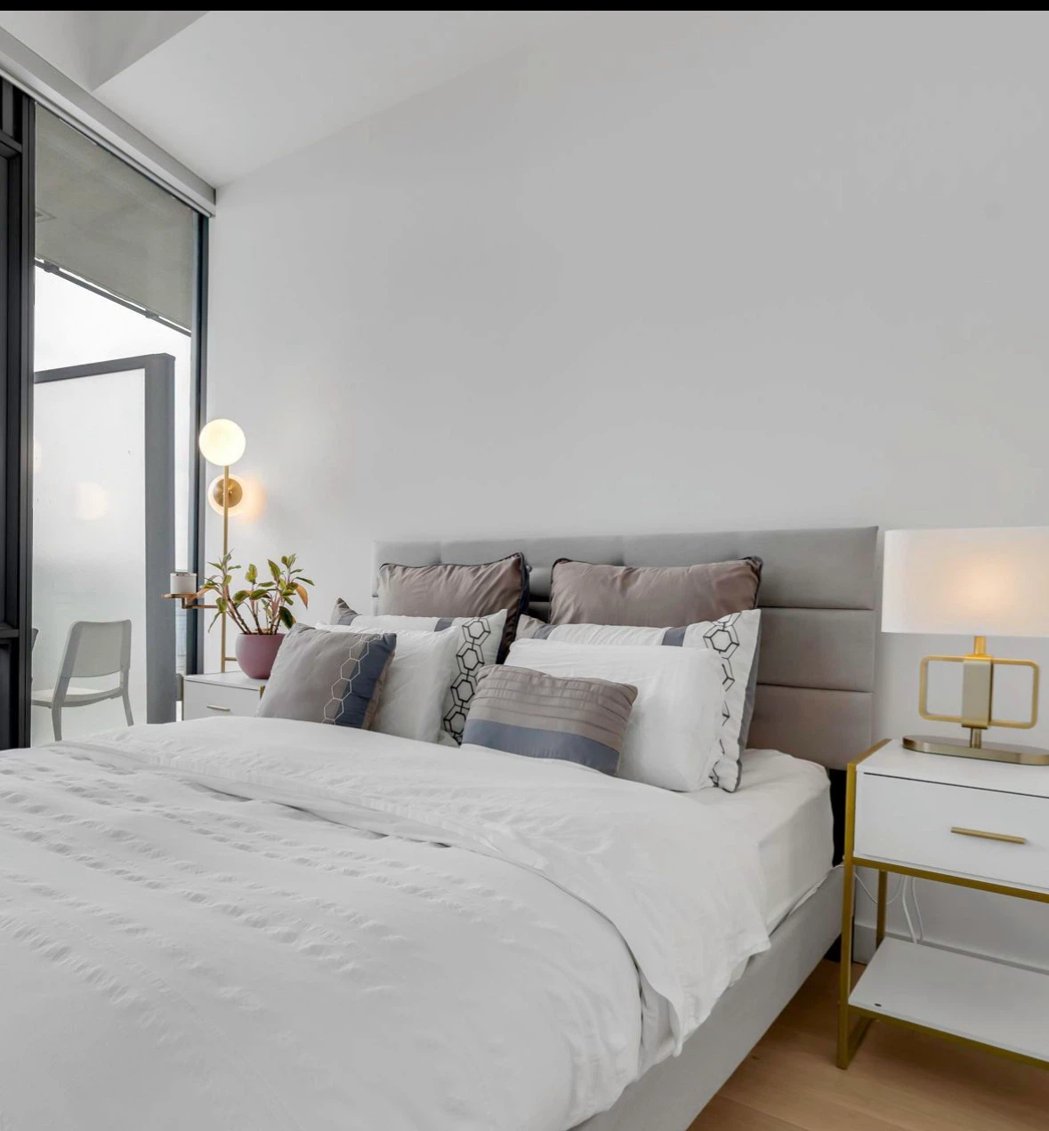 Queen Headboard Plus Frame Plus Slats