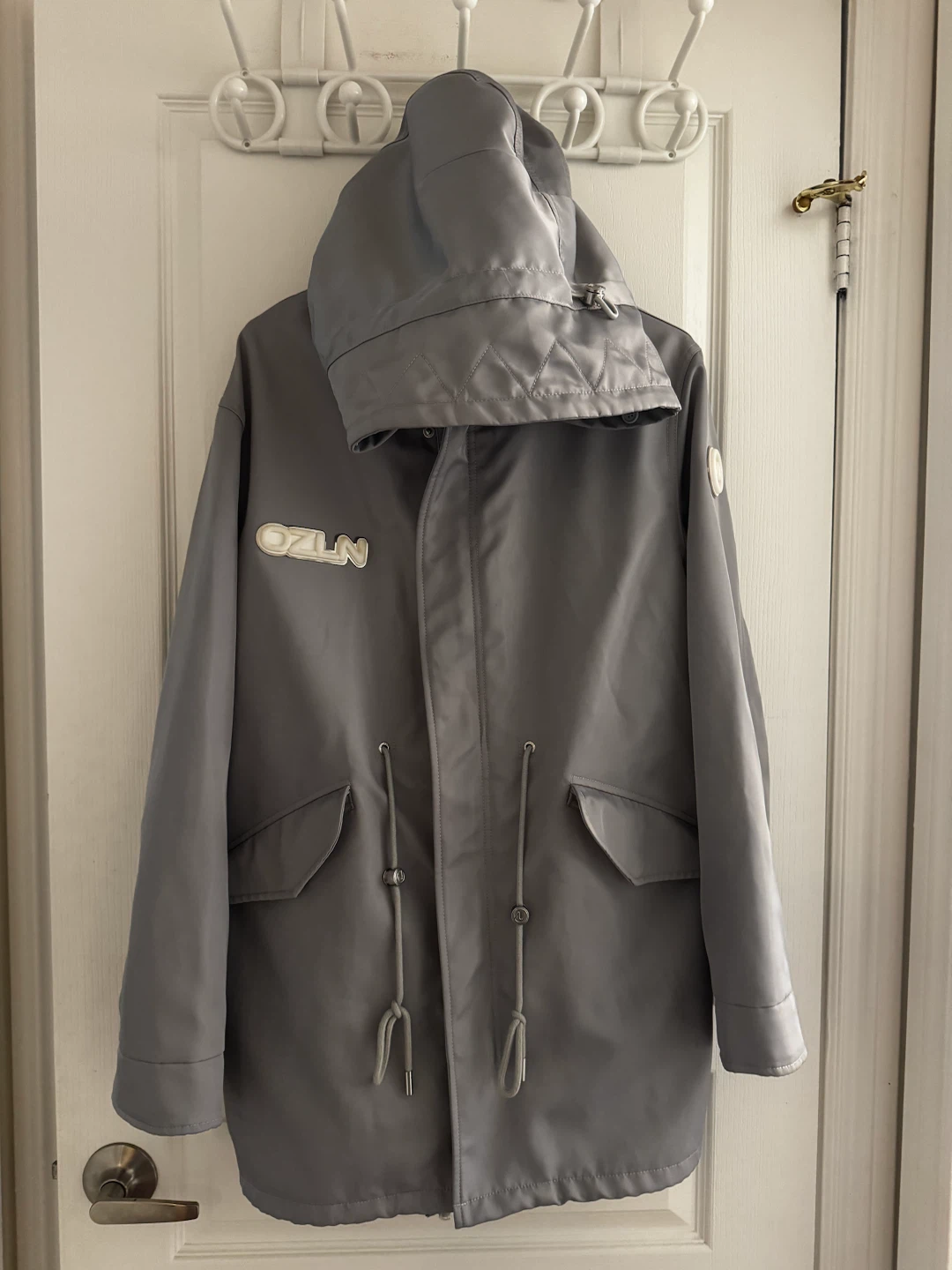 OZLANA Grey Parka Jacket