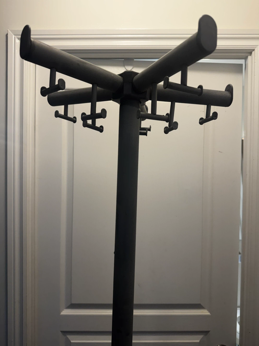 Grey Freestanding Metal Coat Rack - photo 2